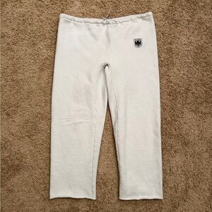 Yeezy Kanye West Vultures YE Gosha White Sweatpants Size 2 Large/XL